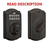 Schlage Camelot Aged Bronze Deadbolt