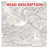 Egret Slate Grey Tidal Dance Wallpaper