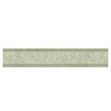 Carved Floral Green Trim Wall Border