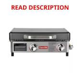Dyna-Glo 2-Burner Propane Griddle Grill Black