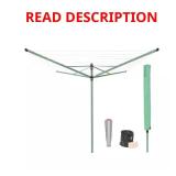 Fir Green Rotary Clothesline with Spike