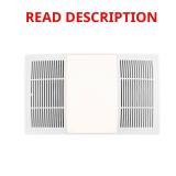 70/80 CFM Heater Exhaust Cover LED Lighting
