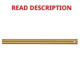 36 in. Burnished Brass Downrod, 1/2 in. ID