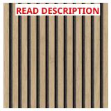 Faux Wood Slat Peel-and-Stick Wallpaper