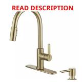 Paulina Brushed Gold Kitchen Faucet