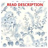 Frederique Blue Floral Wallpaper Roll