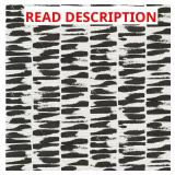 Myrtle Black Abstract Stripe Wallpaper Roll