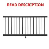 Skid Lot of Enhance 6 ft x 36 in Charcoal Rails a