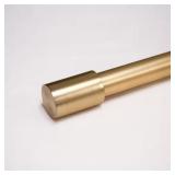 120 in Adjustable Curtain Rod Gold