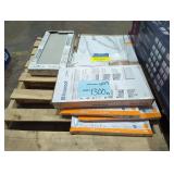 Skid Lot Assorted Vinyl Tiles and Porcelain Tiles