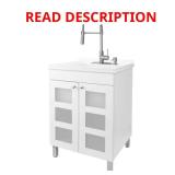 18-Gallon Drop-in Laundry Sink w Faucet
