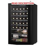 Winado 34-Bottle Freestanding Wine Cooler