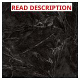 Black Marble Peel & Stick Vinyl Tile, 12x13