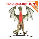 8 ft Wide Gruesome Grounds LED Wyvern (Has Damage