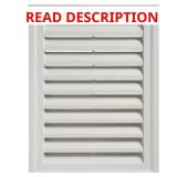 18x24 in PVC Weather Filter Louver Vent