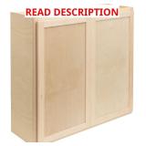 Quicklock RTA 36" Wall Cabinets, Maple, Raw