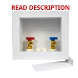 Quadtro PEX Washing Machine Box with Valves