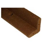 EcoBorder 4 ft. Brown Rubber Landscape Edging