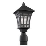 Herrington 1-Light Outdoor Black Post Top
