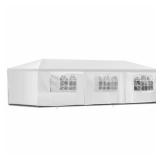 30 ft x 10 ft White Gazebo Canopy Tent