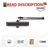 Universal Hardware Door Closer, 3-MD, Bronze