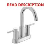 Dorind 4-in Centerset Faucet, Chrome