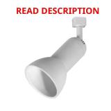 1-Light White Linear Track Lighting Head