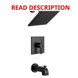 Glacier Bay Matte Black Tub/Shower Faucet