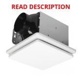 (2)Utilitech 1.0-Sone 80-CFM White Bath Fan