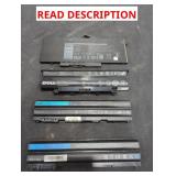 Assorted Dell Batteries/Parts for Laptops