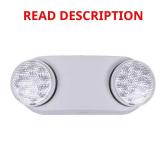 Oval 11W LED Emergency Light Ni-Cd Battery
