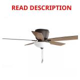 Melrose 52" Indoor LED Hugger Fan with Light