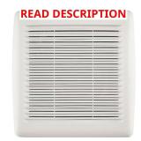 Bathroom Exhaust Fan Grille Cover (White)