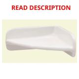 (6) 7x7 in Ceramic Corner Shelf, White