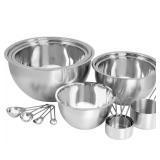 Stainless Steel Measuring Cups & Spoons Set