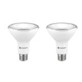 75W PAR30 Dimmable LED Flood Light Bulb (2pk)