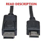 3 ft. DisplayPort to HDMI Adapter Cable