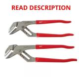 Milwaukee 10" & 12" Smooth Jaw Pliers (12" Only)