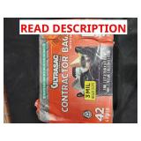BOX OF 42 GALLON CONTRACTOR BAGS