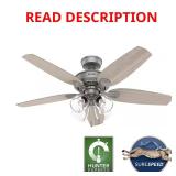 Channing 52" Hunter Express Ceiling Fan+Light