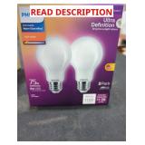 (4) Philips A19 E26 Filament LED Bulb 75W Eq 2pk
