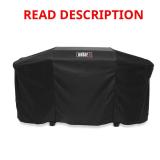 Weber Slate 30in. Black Griddle Cover
