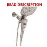 Verso 8-Spray Dual Shower Head, Brushed Nickel