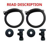 20 in. Matte Black Faucet Installation Kit