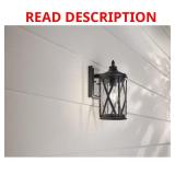 Hampton Bay Walcott Manor 13" Black Lantern