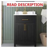 Beaufort 24in Vanity with White Top
