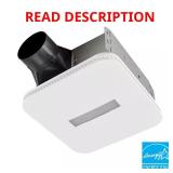 (2) 80 CFM Ceiling Exhaust Fan with LED Light
