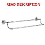 Silverton 24 in Double Towel Bar in Chrome