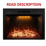 33 in. Electric Fireplace Insert, 1500W