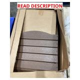 Brown heavy patio chair